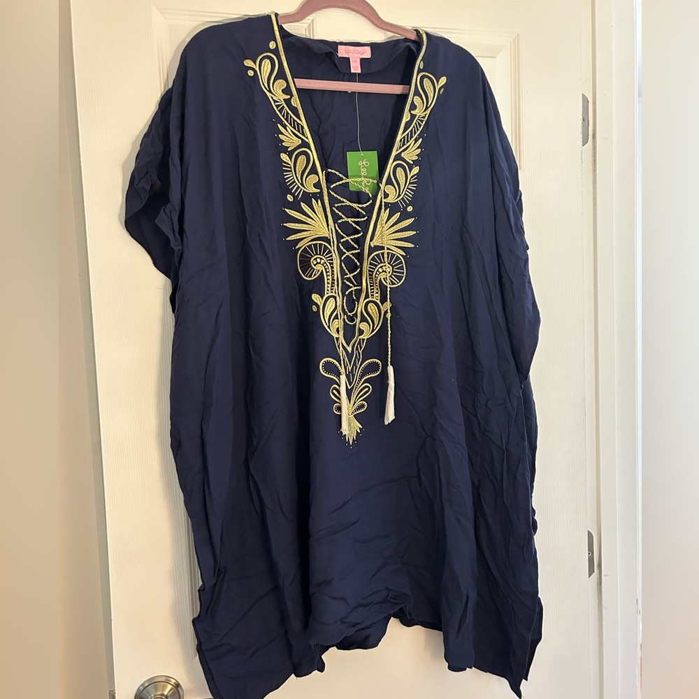 Lilly Pulitzer Chai Caftan- L/XL- NWT